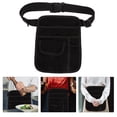 thumbnail image 4 of Server Apron Pouch Waiter Waist Pouch Restaurant Apron Bag With Adjustable Strap, 4 of 8