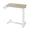 Natural wood, variant on Overbed Table with Hidden Wheels, Medical Bed Table Hospital Bedside Table with Height Adjustable, Rolling Laptop Standing Desk for Home & Office