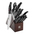 thumbnail image 1 of ZWILLING TWIN Signature 15 Piece Self Sharpening Block Set, Brown, 1 of 11