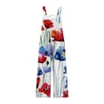 thumbnail image 4 of LYXSSBYX Womens Jumpsuits and Rompers Clearance Womens Fashion Summer Casual Sleeveless Suspender Jumpsuit, 4 of 5