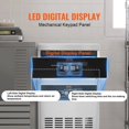 thumbnail image 3 of STAWAY Commercial Ice Maker 110lbs/24H - Fast 60 Ice Cubes in 12-15 Min, 33lbs Storage, Self-Cleaning, LED Display, Perfect for Bar & Restaurant, 3 of 8