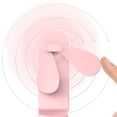thumbnail image 2 of With 2000mAh Power Bank, Max 24 Hours Battery Life, Portable Battery Powered Fan, Pink, 2 of 3