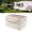 White, variant on YAHHU Collapsible Camping Storage Box Pulley Design Waterproof 5 Sides Opening Folding Storage Bins for Car Outdoor Garage Organizer, Green, 16.54 x 11.81 x 3.15 inches / 42 x 30 x 8 cm