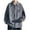 Gray, variant on Dagugfen Mens Jacket Fall Button down Long Sleeve Loose Solid Color Homewear Casual Outwear with Pockets
