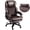 Brown, variant on Peispie Big and Tall Office Chair 500lbs, High Back Executive Computer Desk Chair with Wide Spring Seat, PU Leather Ergonomic 360 Swivel Chair with Adjustable Lumbar Support, Black