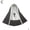 Black, variant on Halloween Nun Cloak Costume For Small Cats And Dogs Soft Cotton Cosplay Dress