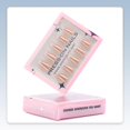 thumbnail image 4 of Press on Nail Almond Shaped Fake Nail Glossy Stick on Nail Natural Full Cover False Nail Acrylic Glues on Nail for Women, 4 of 4