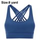 thumbnail image 1 of Sujetador deportivo con tirantes acolchados y tirantes cruzados, sujetador deportivo a prueba de golpes para mujer, sujetador de yoga cómodo para ropa deportiva, 1 of 8