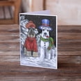 thumbnail image 2 of Schnauzer Christmas Snow Dog Greeting Cards and Envelopes Pack of 8, 2 of 2