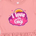 thumbnail image 4 of Inktastic I Love My Gigi Grandma Grandchild Girls Toddler Dress, 4 of 5
