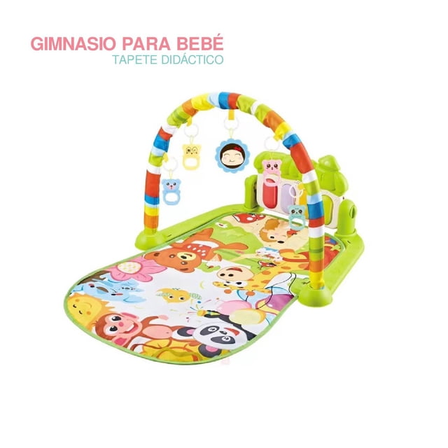 Centro Actividades Gimnasio Alfombra Tapete Infantil Piano verde 6.49 pulg YEI YI-TEDPBCS