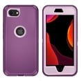 thumbnail image 6 of Compatible with iPhone SE 2020/2022 Phone Case Hybrid Rugged Shockproof Hard Protective Drop Proof Full Body Heavy Duty Mobile Cell Cover for i SE2022 2/2nd/3/3rd Generation SE2 SE3 Women Men Purple, 6 of 9