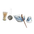thumbnail image 3 of Cuenco de matcha,Juego de té japonés,tazón de té matcha,cuchara y tamiz,Juego de ceremonia de matcha con batidor y cuenco,Juego de batidor de matcha con cuenco de matcha con pico,Kit para, 3 of 7