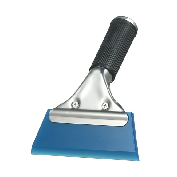 Car Window Film Application Tool - Blue Squeegee with Handle - Perfect for Smooth and Bubble-Free Installation