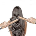 thumbnail image 3 of 2-in-1 Hair Straightener Flat Iron Straightener And Curler For All Hairstyles 15s Fast Heating, 3 of 5