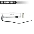thumbnail image 4 of Unique Bargains Universal Marine Fuel Sending Unit Float Fuel Gauge Diesel Water Level Sender Unit Sensor 9.5' 241mm, 4 of 7