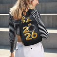 thumbnail image 3 of Ratiio Happy New Year 2026 Print Canvas Backpack for Women & Men Retro Aesthetic Rucksack Basic Backpack for High School/College Students Travel Laptop Bag, 3 of 5