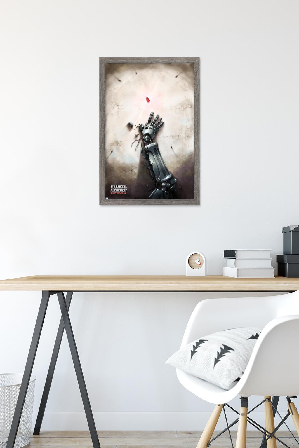 Fullmetal Alchemist: Brotherhood - Key Art 4 Wall Poster, 14.725" x 22.375" Framed
