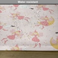 thumbnail image 6 of Ambesonne Pink Place Mats Set of 4, Flying Fairies Swan Moon, Standard Size, Rose Earth Yellow Pink, 6 of 6