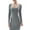 Grey, variant on SHAPERX Women's Long Sleeve Dress Soft Lounge Ribbed Square Neck Bodycon Maxi Dresses