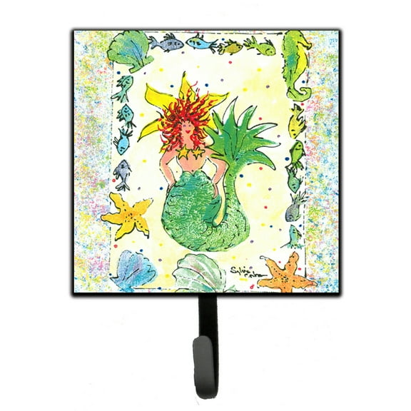 Red Headed Funky Mermaid Leash or Key Holder