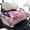 Salamander Cherry Blossom, variant on Whosucclay Sunflower and Cat Foldable Golf Cart Seat Covers, 51.18 x 30.3 inches Travel-friendly Breathable Golf Cart Seat Towel with 4 Convenient Pockets Soft