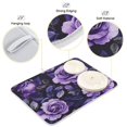 thumbnail image 4 of Kitchen Drying Mat 16x18In Drying Dish Mat Dish Drying Mats Kitchen Countertop Multi-Function Drain Drying Mat Kitchen Table Purple Rose2, 4 of 8