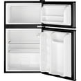 thumbnail image 3 of GE Appliances 3.1 Cu. Ft. Freestanding Double Door Compact Refrigerator, Steel, 3 of 3
