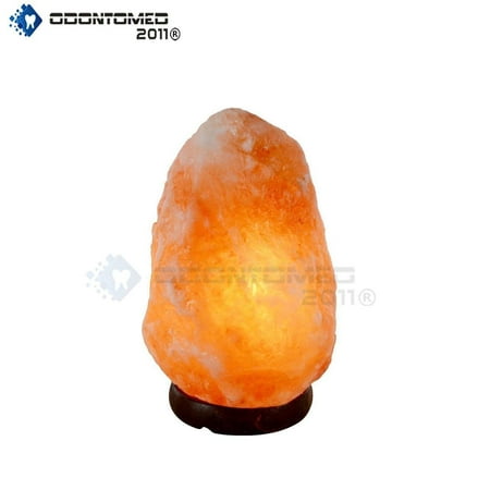 Beautiful Shapes - Odontomed2011® Beautiful Natural Shape Himalayan Air Purifier Salt Lamp 7-8 Inches Ideal Night Light - Lead And Bulb