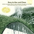 thumbnail image 6 of Pet Training Grass Pad, Dog Grass Pad with Tray Large 30.1"×20.3", Dog Litter Box Toilet with 2×Artificial Grass, Pee Pads, 6 of 7