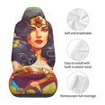 thumbnail image 5 of Wonder Woman Car Seat Covers Set 2Pcs, Front Seat Covers for Car Truck Sedan SUV Auto, Universal Fit Vehicle Enterior Bucket Seat Protector Car Accessories, 5 of 8