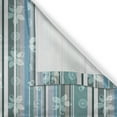 thumbnail image 6 of Ambesonne Floral Valance & Curtain, Retro Cold Toned Stripes, 55"x30", Multicolor, 6 of 7
