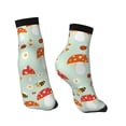 thumbnail image 4 of Bingfone Mushroom Bee Design Patterned Men'S Women'S Casual Cotton Socks, 4 of 9