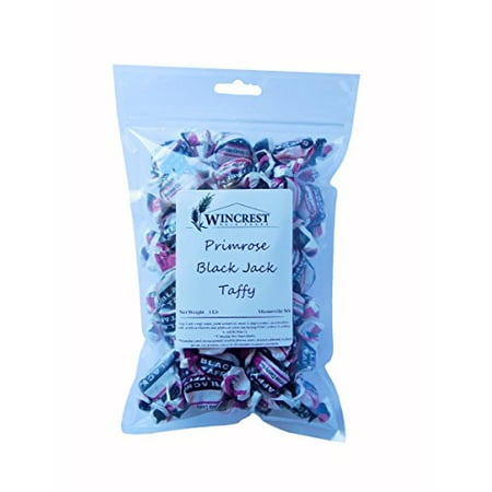 Long 1 Lb Package - Primrose Black Jack Taffy - WinCrest Bulk Foods (1 Lb Package)