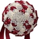 thumbnail image 1 of Broche hecho a mano Ramo de novia Nupcial Satén Rosas Flores Cuentas de diamantes de imitación Ramos Ramo de boda Ramo artificial Ramo de rosas Decoración BANYUO Hogar, 1 of 3