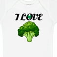 thumbnail image 4 of Inktastic I Love Broccoli Boys or Girls Baby Bodysuit, 4 of 5
