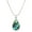 Necklace, variant on Tear Drop Abalone Shell Pendant Necklace or Earring Rhodium Plated 17 Inch Snake Chain E0133
