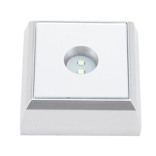 Square LED Base, LED Lamp Stand, Lamp Holder Long Service Time Stable Durable LED Base, For Crystal Acrylic Statue ANGGREK Lamp Holder