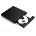 thumbnail image 1 of External CD/DVD +/-RW Drive USB 2.0 Type-C Premium Portable DVD CD ROM Player Reader Writer Burner Optical Drive for Apple Mac MacBook Pro/ Air, Windows 11/10/8/7 Laptop Computer, 1 of 9