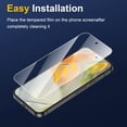 thumbnail image 5 of [2+2 Pack] Google Pixel 9 Screen Protector + Camera Lens Protector, 3D Full Coverage, 9H Tempered Glass, Fingerprint Unlocking, Bubble Free, 5 of 6