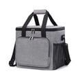 thumbnail image 1 of Ounissouiy Fiambrera portátil, bolsa de tela Oxford, aislamiento térmico, alimentos aislados, fresco, para guardar pícnic, bolsa de Almacenamiento y organización del hogar Gris, 1 of 6