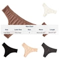 thumbnail image 3 of Womens Seamless No Show Thong Underwear, Soft Wide Waistband, Breathable Nylon Spandex, Low Rise Stretchy Flex Fit S-L, Khaki,Size Free Size, 3 of 3