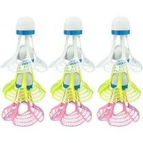 9PCS Windproof Badminton Shuttlecock Ball Wind Resistance Training Accessoires Outdoor Sport Multicolor Nylon Shuttlecock Ball
