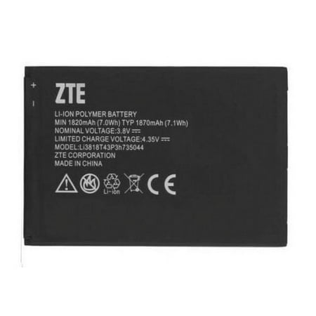 NEW ZTE OVERTURE Z995 (CRICKET) OEM Li-ion Polymer Phone Battery 3.8V Typ 1870mAh 7.1Wh