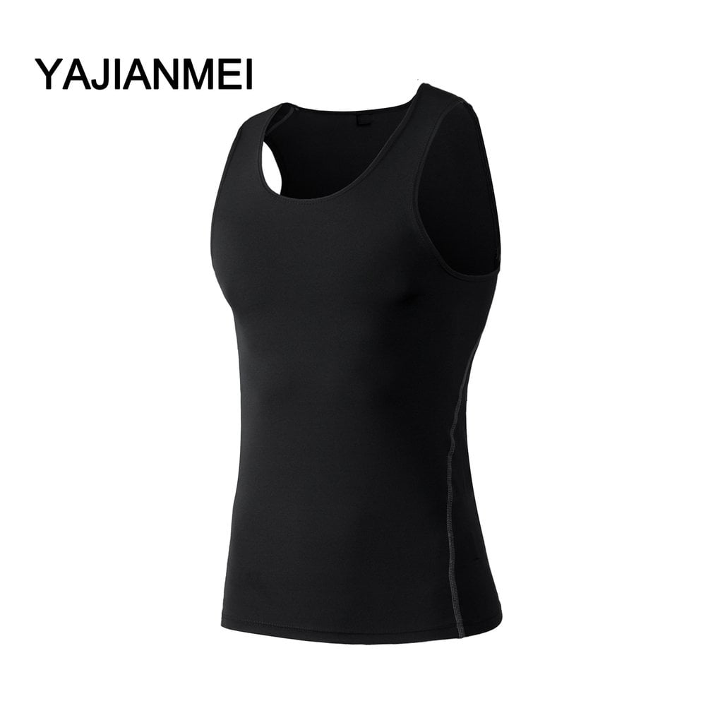 Details about   Men Compression Tank Top Gym Sports Workout Base Layer Muscle Vest T-Shirt Tee 