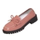 thumbnail image 2 of Xucatan Women's Patent Leather Tassel Loafers, Chunky Sole Slip-On Flat Shoes, Classic British Style Casual Shoes for Women, Plus Size Uniform Shoes Gift, 2 of 7