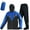Blue, variant on Rain Suit for Men,2 Piece Breathable Waterproof Packable Rain Gear,Lightweight Rain Jacket Pants Rainwear Suit Hiking Cycling(Blue,Large）