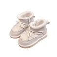thumbnail image 3 of LIBRCLO Kids Thick Warm Girls and Boys Winter Shoes Plus Velvet Soft Bottom Snow Boots, 3 of 8