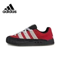 thumbnail image 3 of Zapatillas de críquet Adidas Original Adimatic Low Top Casual, zapatos de moda de otoño, antideslizantes, resistentes al desgaste, en blanco y negro a juego, 3 of 5