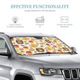thumbnail image 2 of Bingfone Bees And Honey Car Windshield Sunshade,Sun Foldable Sun Shield Sun Visor for Car - Small, 2 of 8